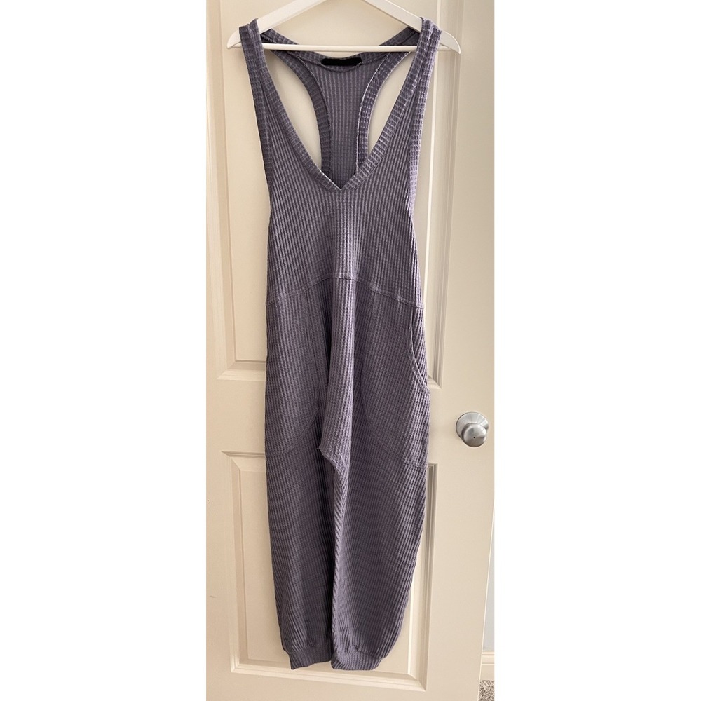 Urban Outfitters Out From Under Lavender Waffle Knit Women's Jumpsuit Size M - Picture 4 of 11